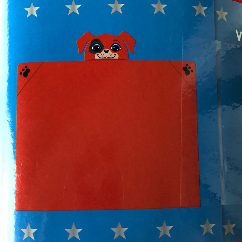 ♥️ 40"x47" Red Plushy Puppy Hoodie Blanket/Robe - Picture 7 of 9